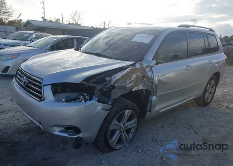 2008 Toyota Highlander Sport z USA, uszkodzony, nr VIN JTEDS43AX82024258